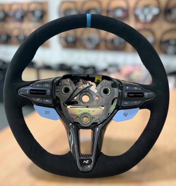 Lenkrad neu bezogen, passend für Hyundai i30N, Design A685